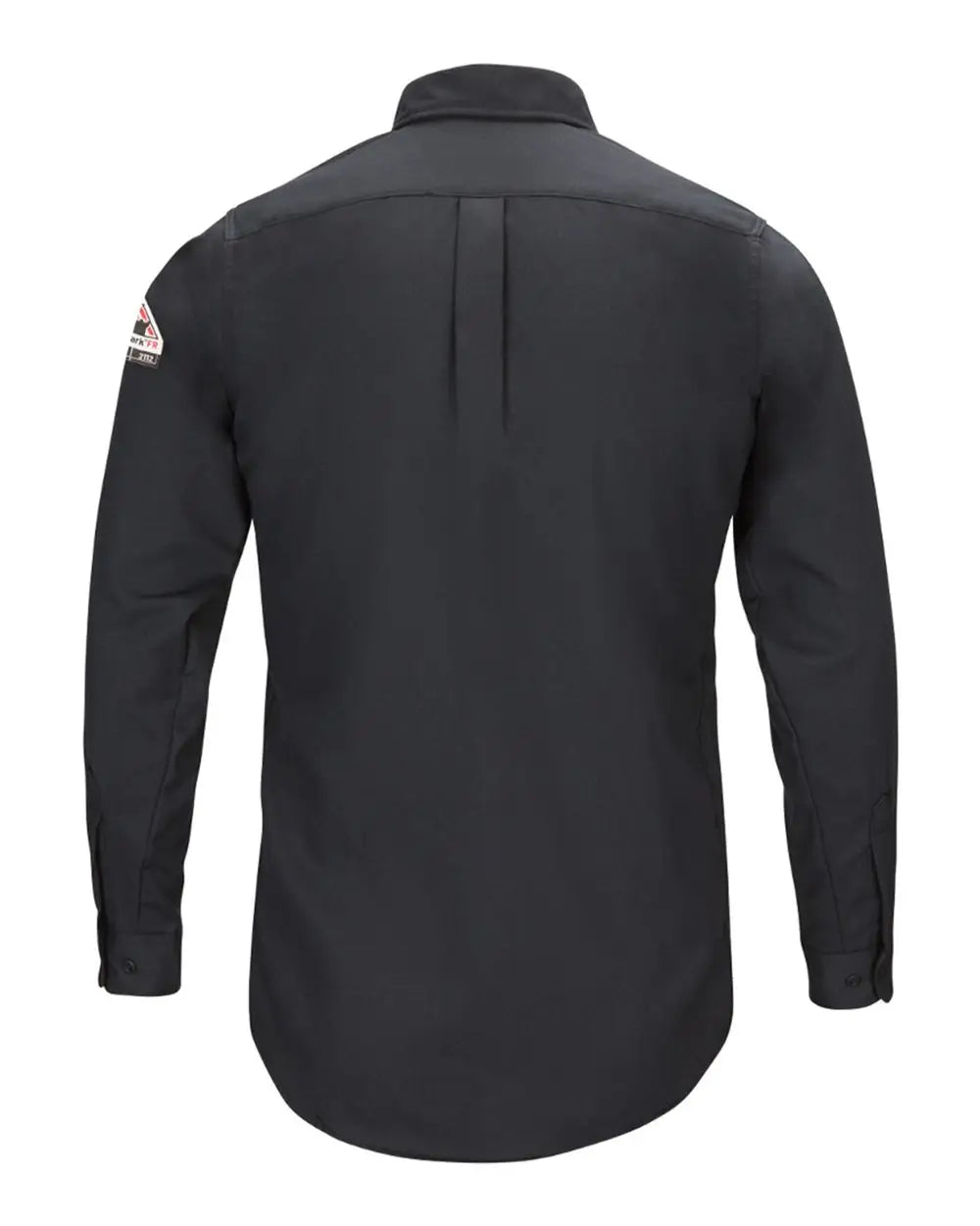 Bulwark Qs50t Iq Series® Long Sleeve Comfort Woven Lightweight Shirt - Tall Sizes - Navy - 5xlt