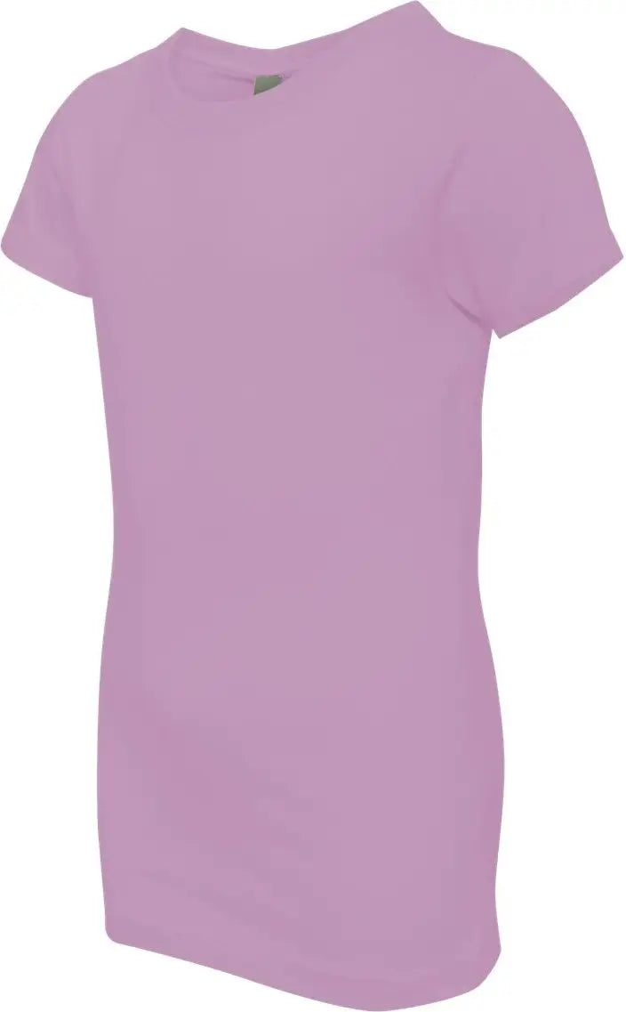 Next Level 3710 Girls’ Cotton Princess T-shirt - Lilac - Girls Xs
