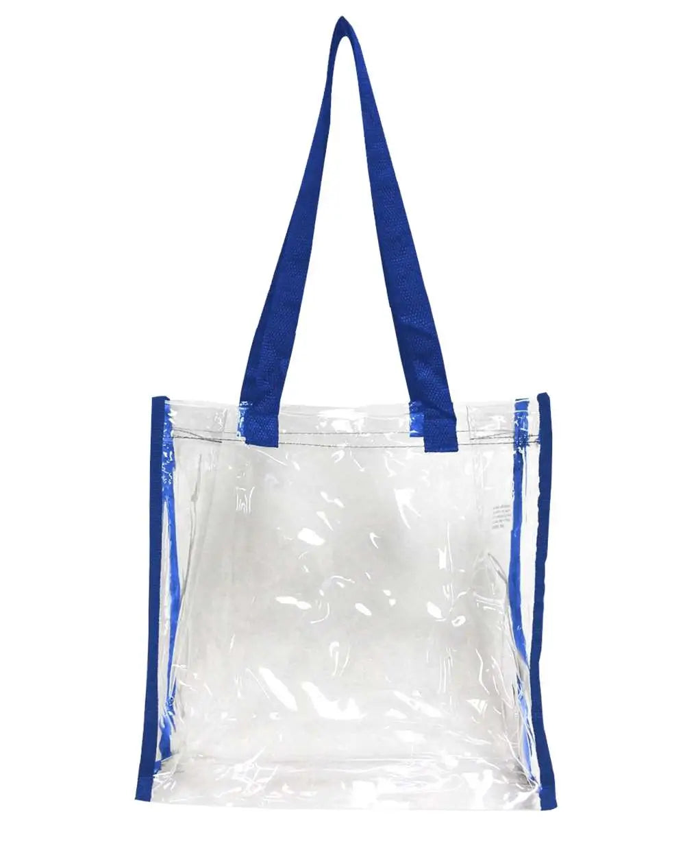 Oad Oad5004 Clear Value Tote - 5004 - Royal - one Size Fits Most