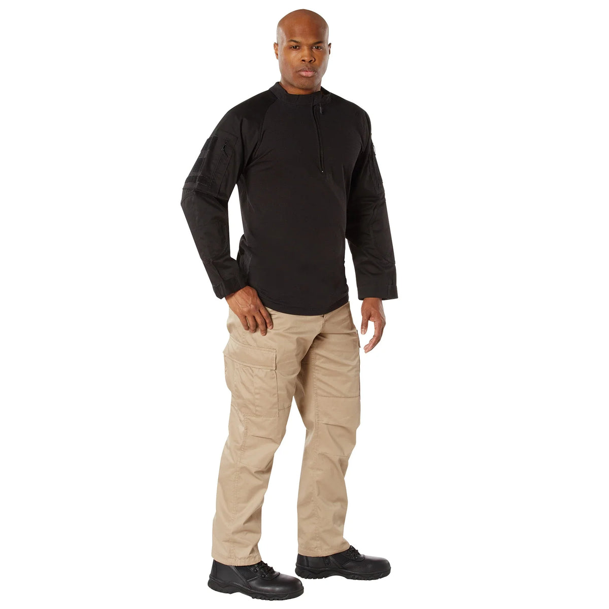1/4 Zip Military Fire Retardant Nyco Combat Shirt