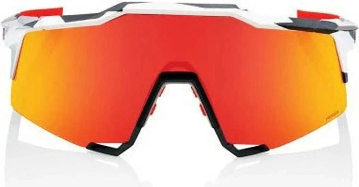 100% 60007-00010 Speedcraft Sunglasses Soft Tact Gray Camo with Hiper Red Lens - Adult