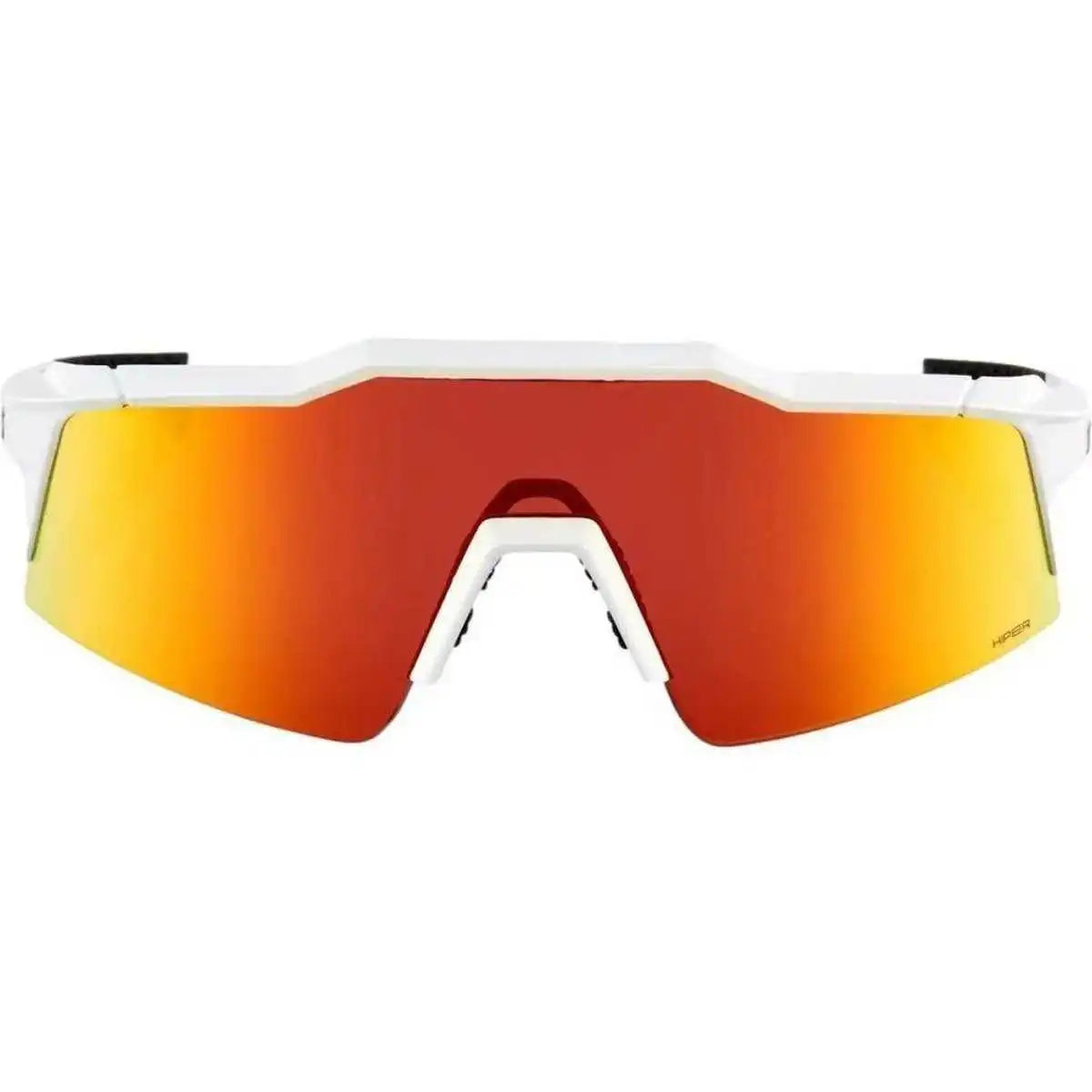 100% 60008-00004 Speedcraft Sl Soft Tact off White with Hiper Red Mirror Lens - Adult