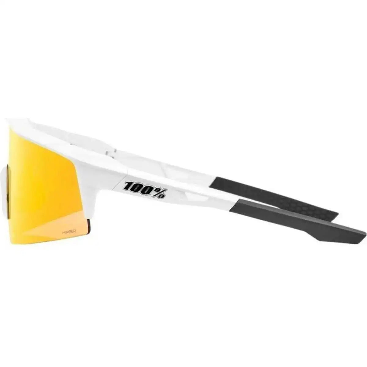 100% 60008-00004 Speedcraft Sl Soft Tact off White with Hiper Red Mirror Lens - Adult