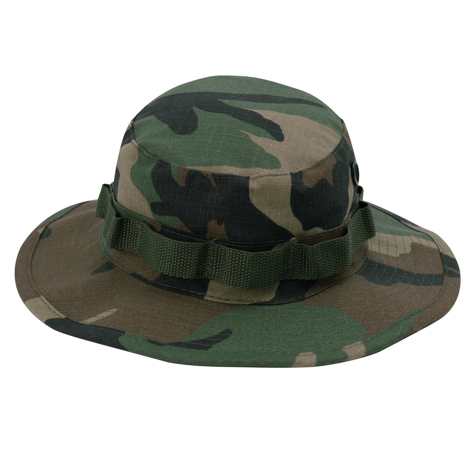 100% Cotton Rip-stop Boonie Hat - Woodland Camo / Default