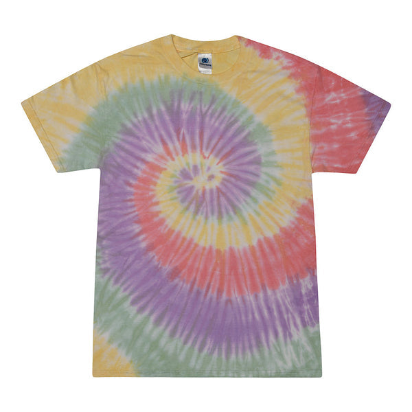 Colortone 1000Y Youth Multi-Color Tie-Dyed T-Shirt - Zen Rainbow