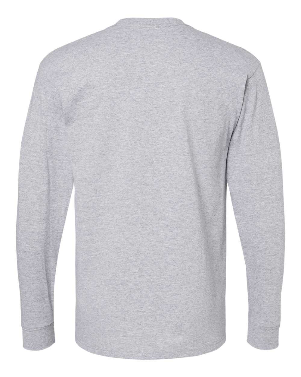 M&amp;O 4820 Gold Soft Touch Long Sleeve T-Shirt - Athletic Gray - HIT a Double - 5