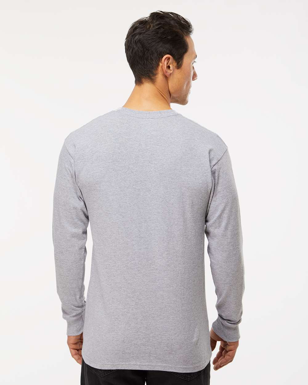 M&amp;O 4820 Gold Soft Touch Long Sleeve T-Shirt - Athletic Gray - HIT a Double - 4