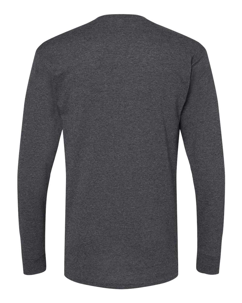 M&amp;O 4820 Gold Soft Touch Long Sleeve T-Shirt - Dark Heather - HIT a Double - 5