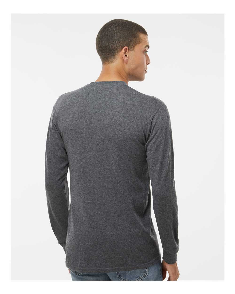 M&amp;O 4820 Gold Soft Touch Long Sleeve T-Shirt - Dark Heather - HIT a Double - 4