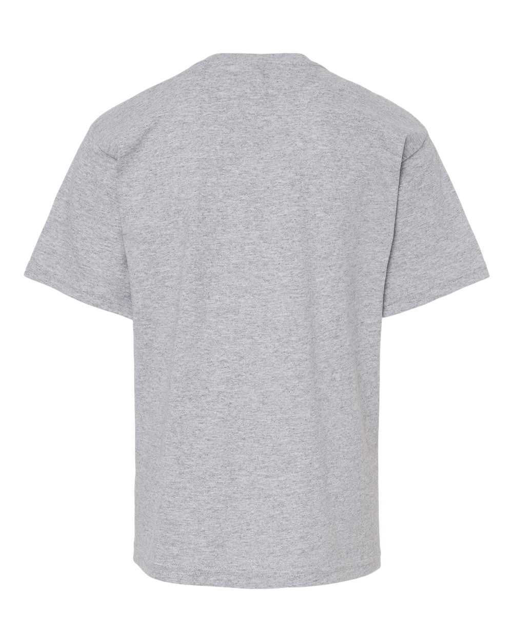 M&amp;O 4850 Youth Gold Soft Touch T-Shirt - Athletic Gray - HIT a Double - 5