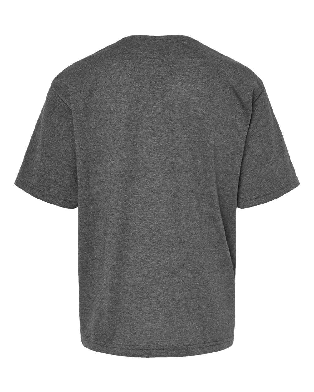 M&amp;O 4850 Youth Gold Soft Touch T-Shirt - Dark Heather - HIT a Double - 5