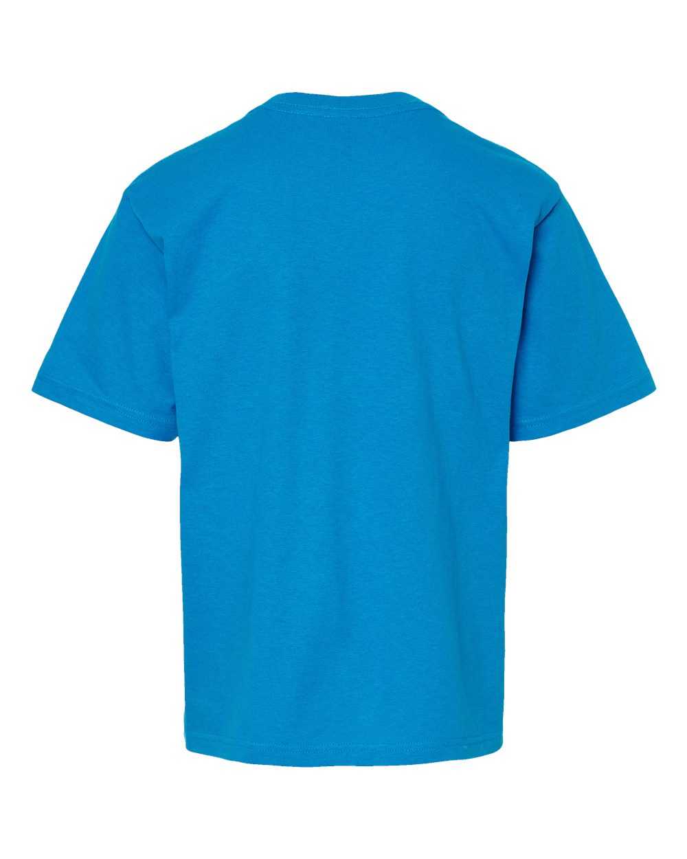 M&amp;O 4850 Youth Gold Soft Touch T-Shirt - Turquoise - HIT a Double - 5