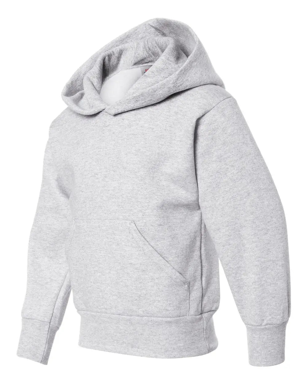Hanes P473 Ecosmart® Youth Hooded Sweatshirt - Ash - Gray / Xs