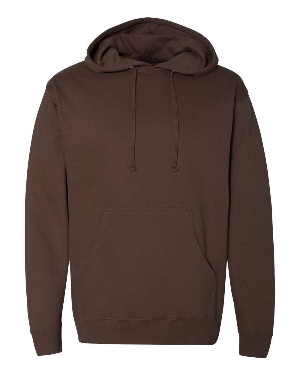 Independent Trading Co SS4500 Midweight Hooded Sweatshirt - Brown - HIT a Double - 1