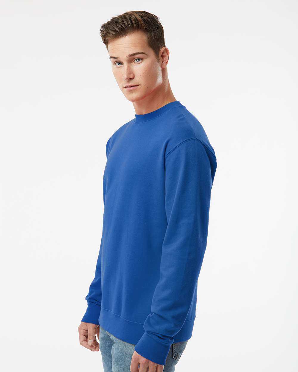Independent Trading Co SS3000 Midweight Sweatshirt - Royal - HIT a Double - 5