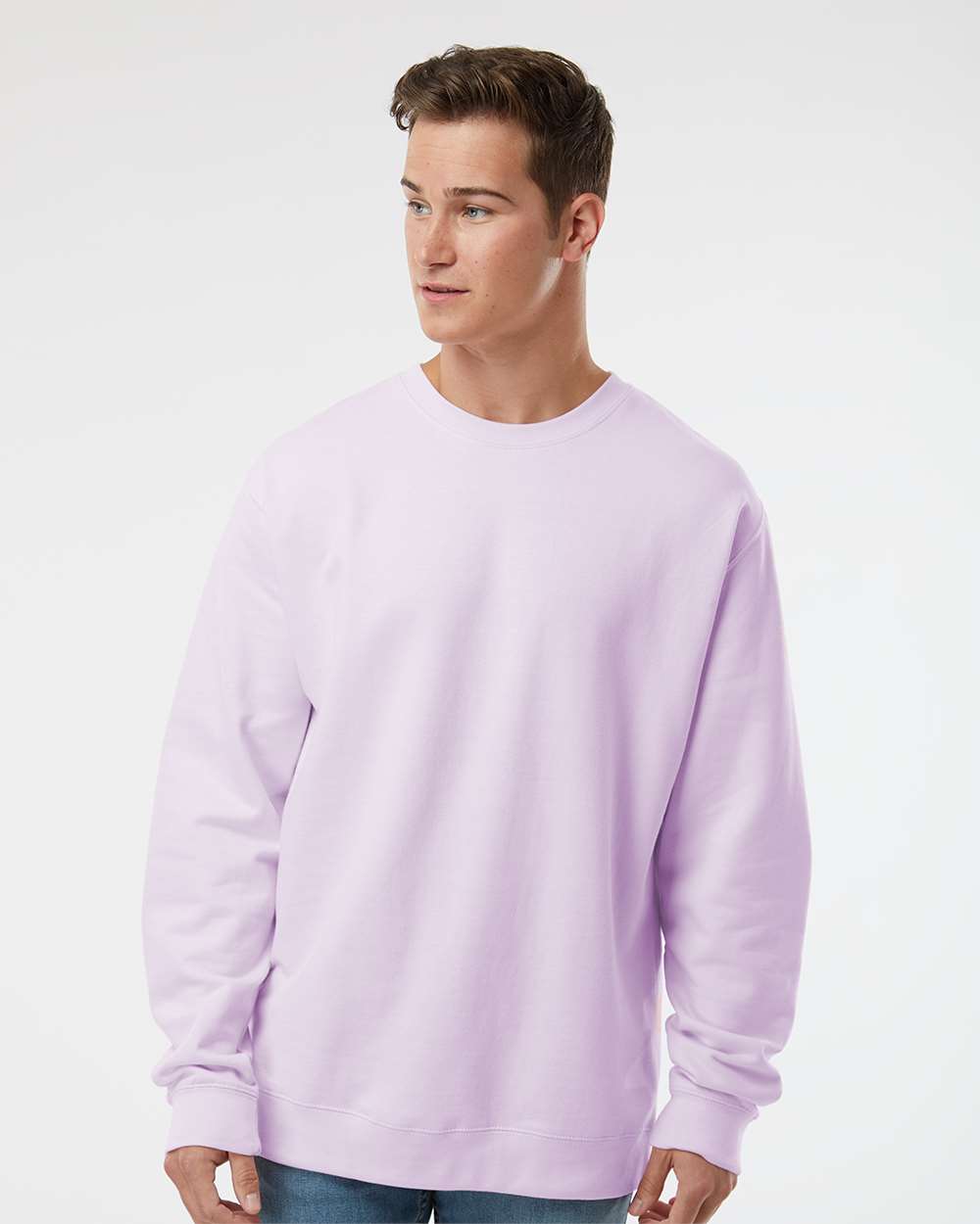 Independent Trading Co SS3000 Midweight Sweatshirt - Lavender - HIT a Double - 4
