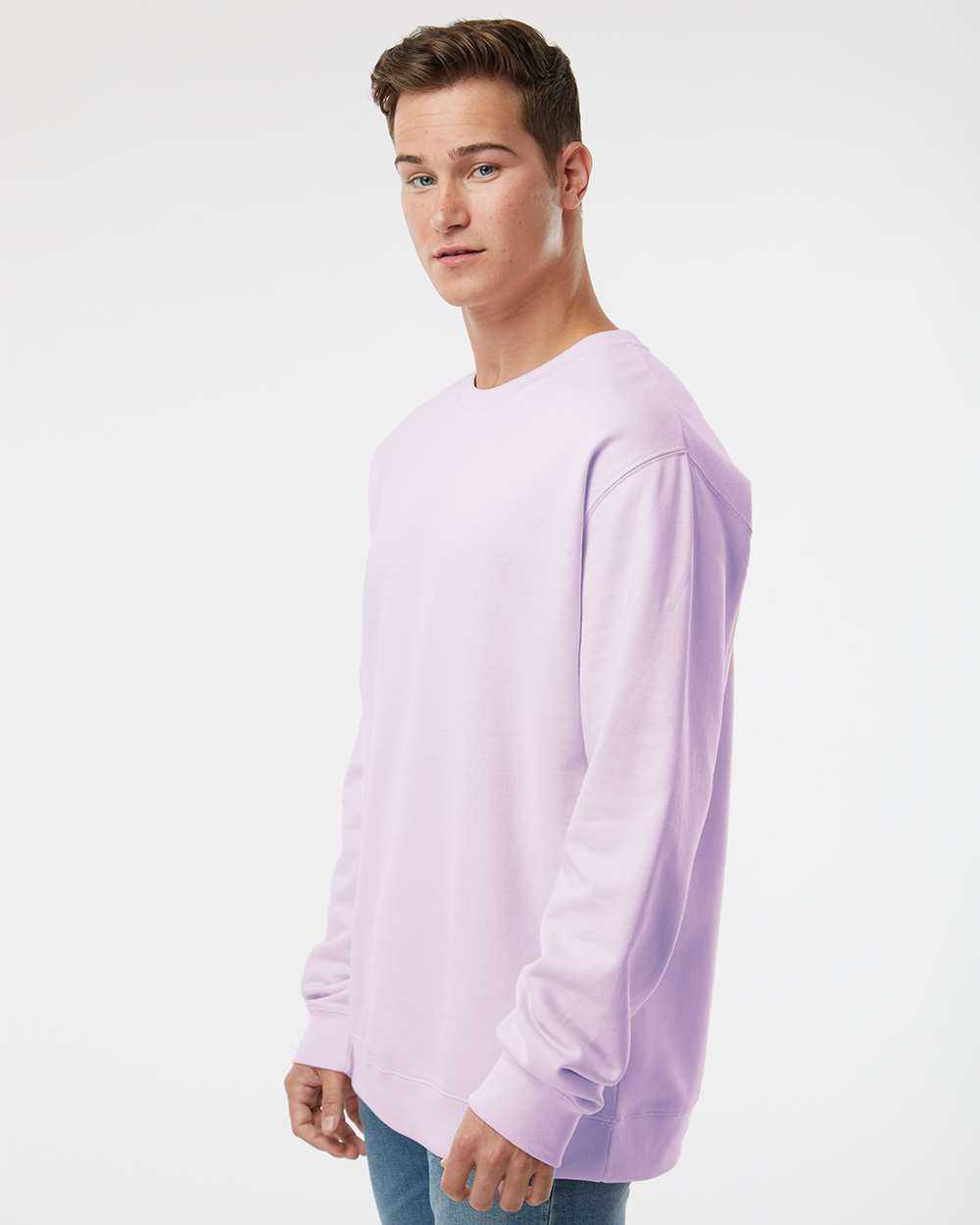 Independent Trading Co SS3000 Midweight Sweatshirt - Lavender - HIT a Double - 5