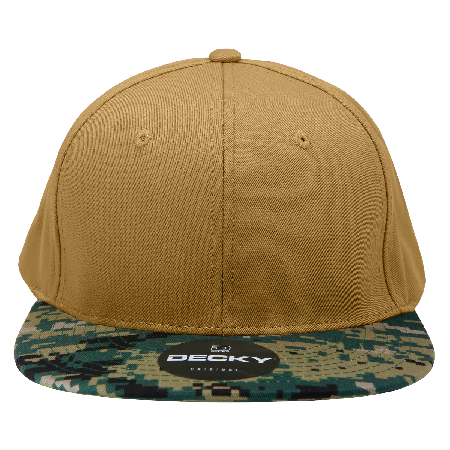 Decky 1047 Digital Camo Snapback Cap - Mcu Coyote