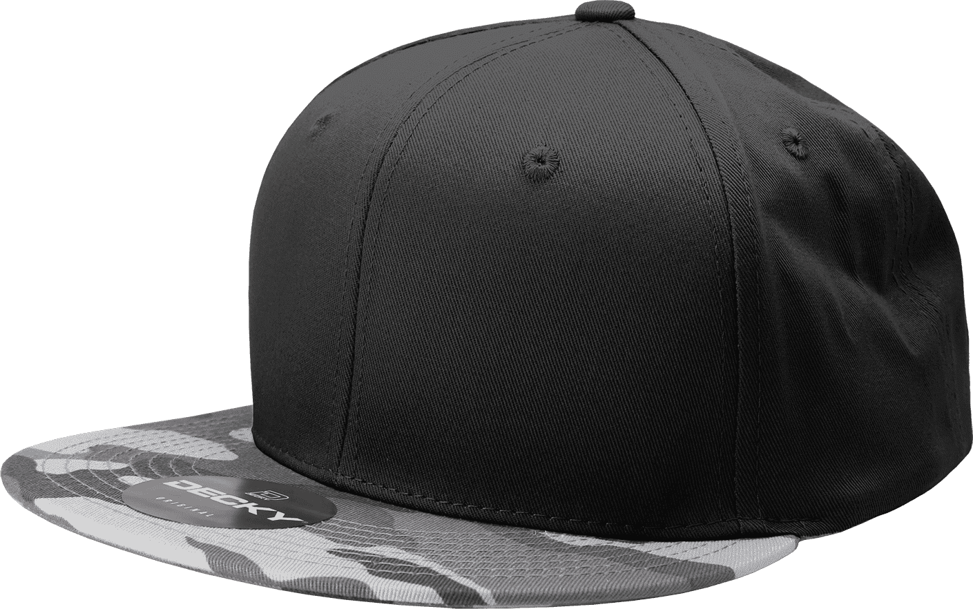 Decky 1047 Digital Camo Snapback Cap - Urban Camo Black - HIT a Double - 1