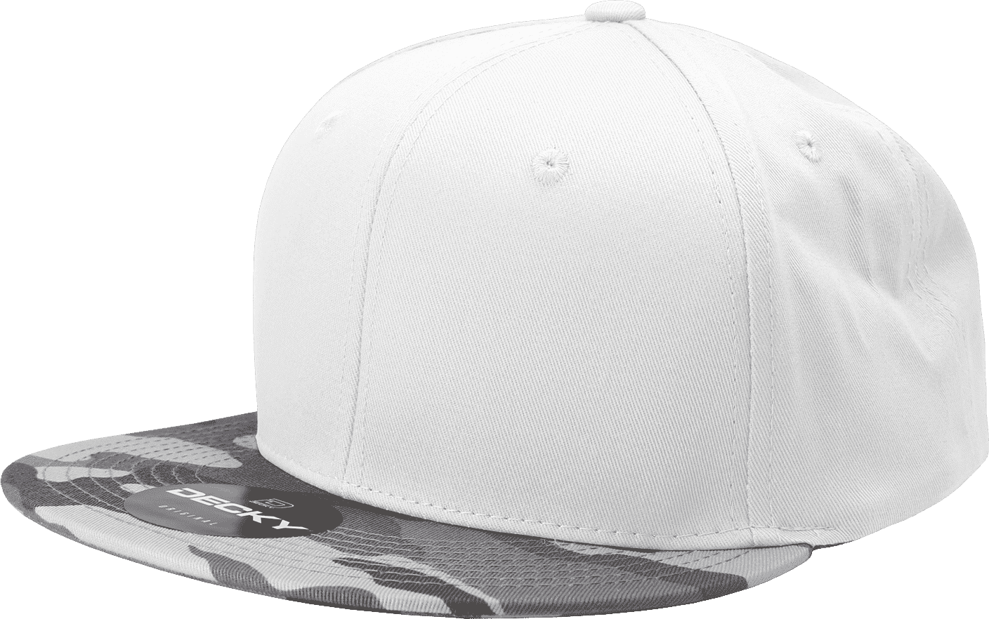 Decky 1047 Digital Camo Snapback Cap - Urban Camo White - HIT a Double - 1
