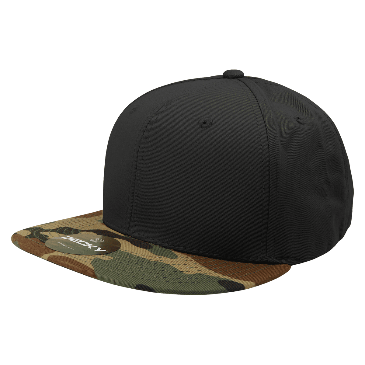 Decky 1047 Digital Camo Snapback Cap - Woodland Black - HIT a Double - 1