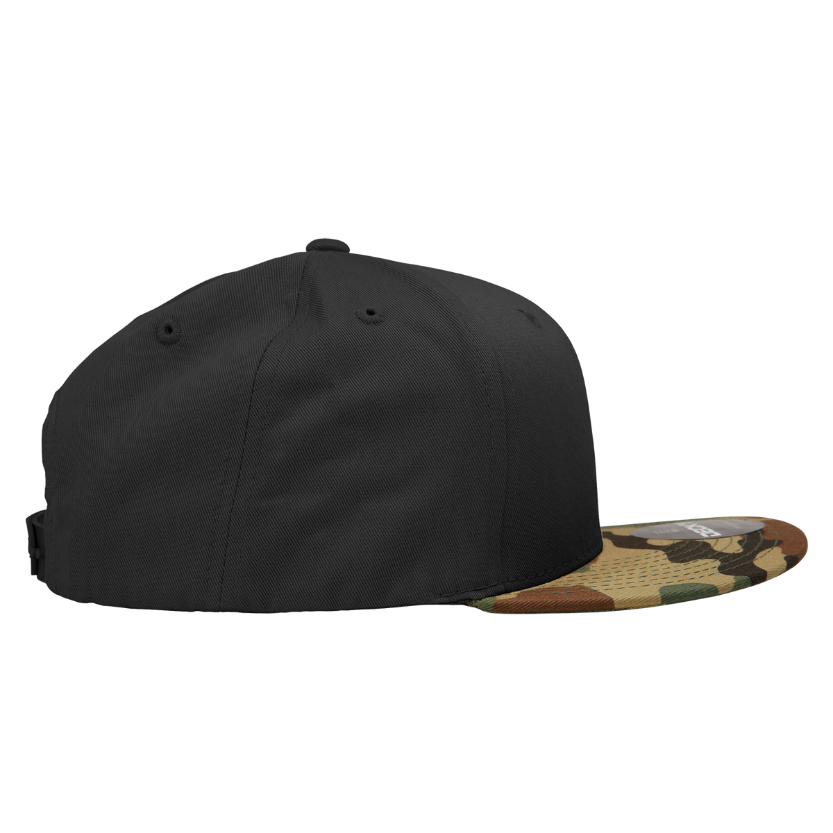 Decky 1047 Digital Camo Snapback Cap - Woodland Black