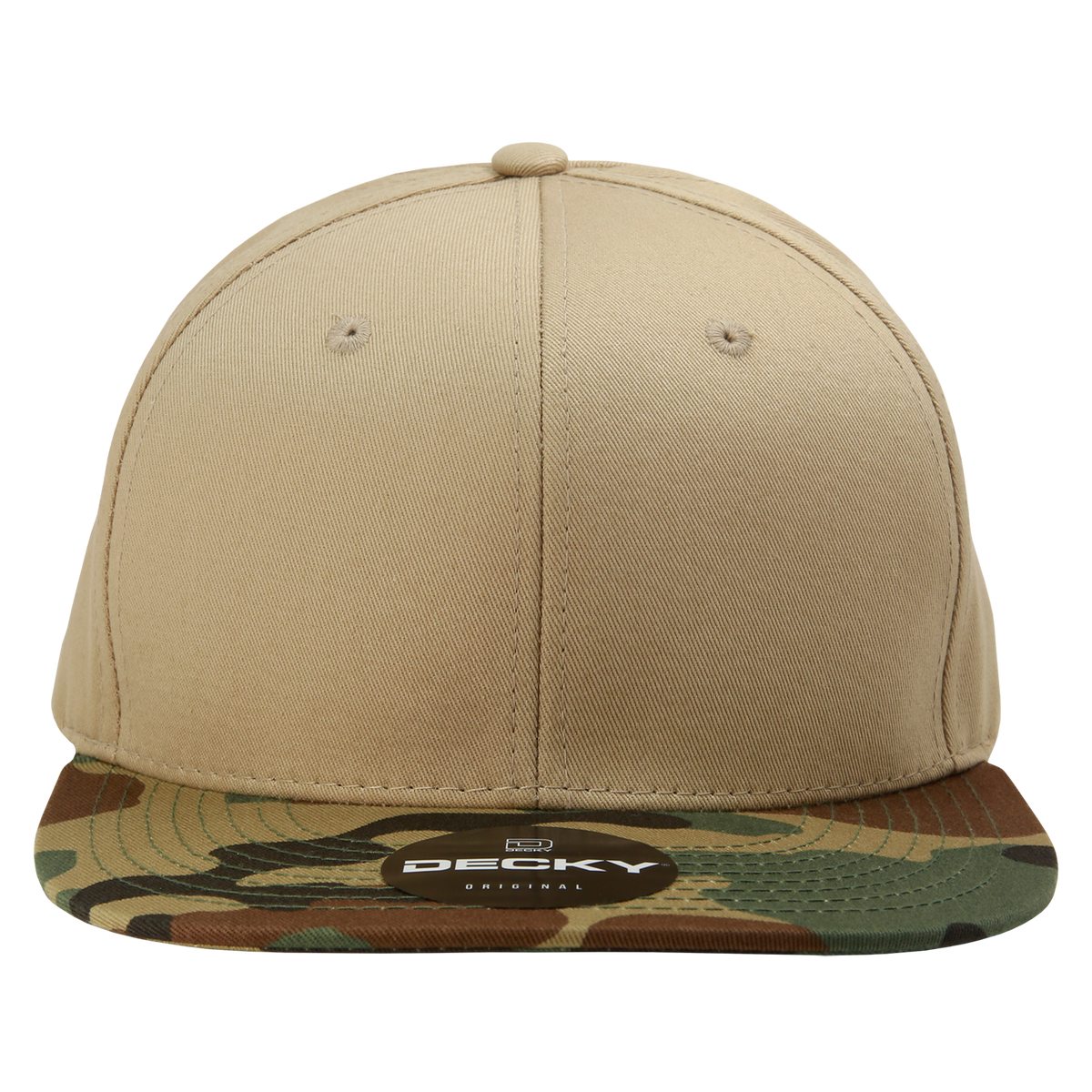 Decky 1047 Digital Camo Snapback Cap - Woodland Khaki