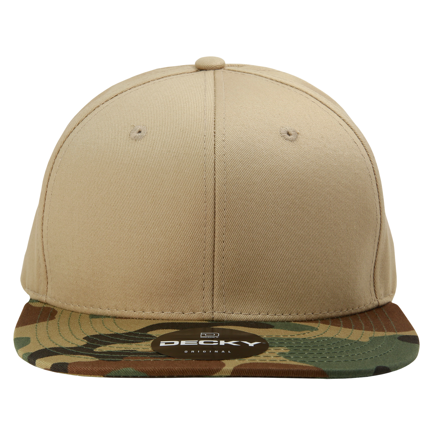 Decky 1047 Digital Camo Snapback Cap - Woodland Khaki