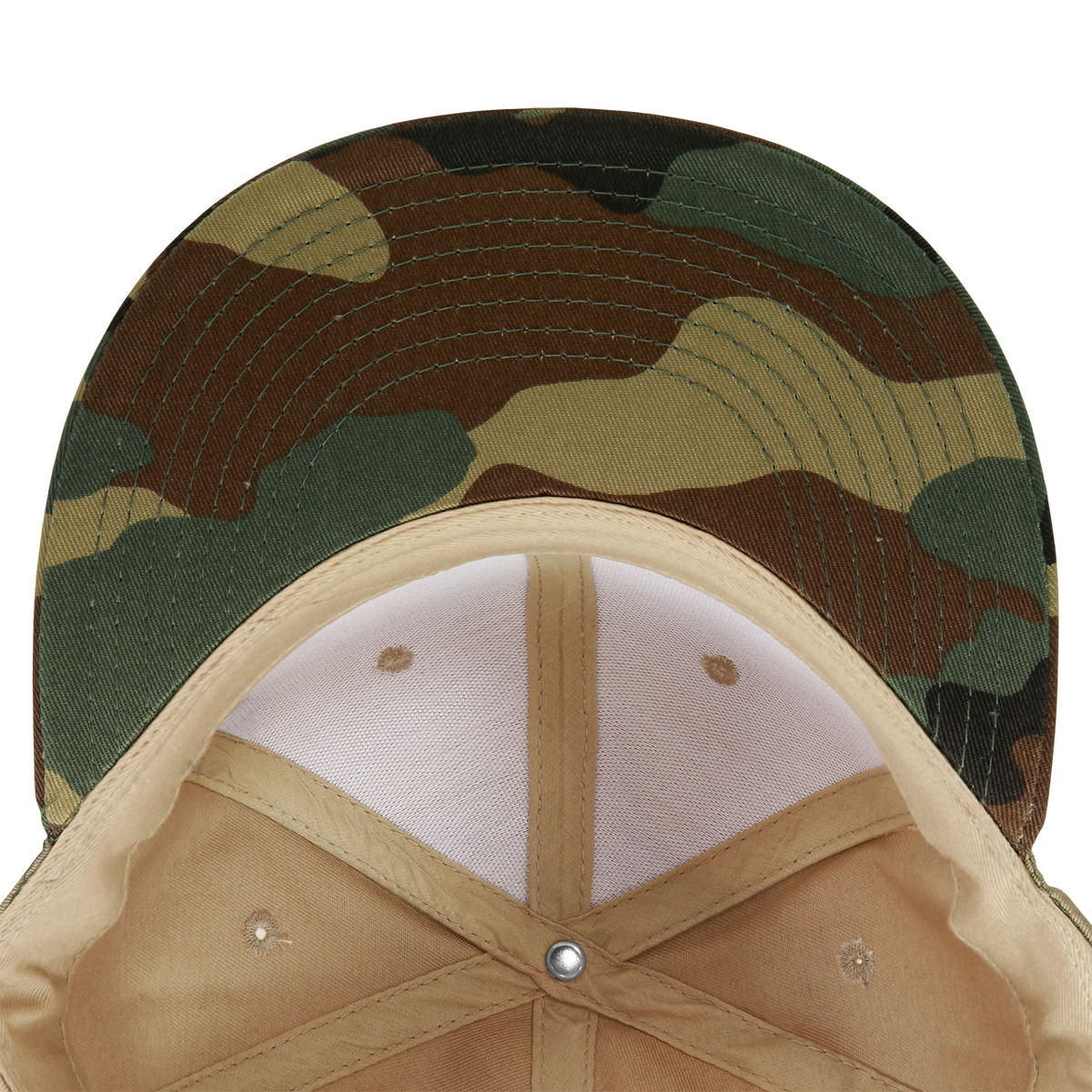 Decky 1047 Digital Camo Snapback Cap - Woodland Khaki