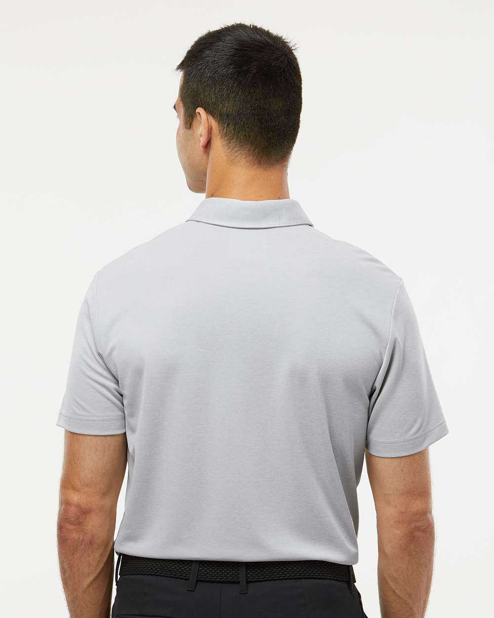 Adidas A582 Heathered Polo - Gray Two Melange - HIT a Double - 4