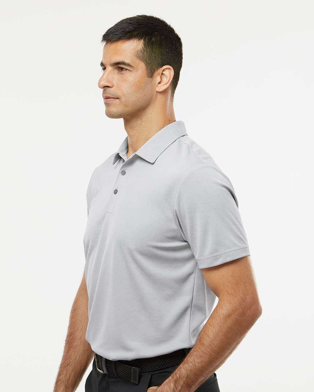 Adidas A582 Heathered Polo - Gray Two Melange - HIT a Double - 3