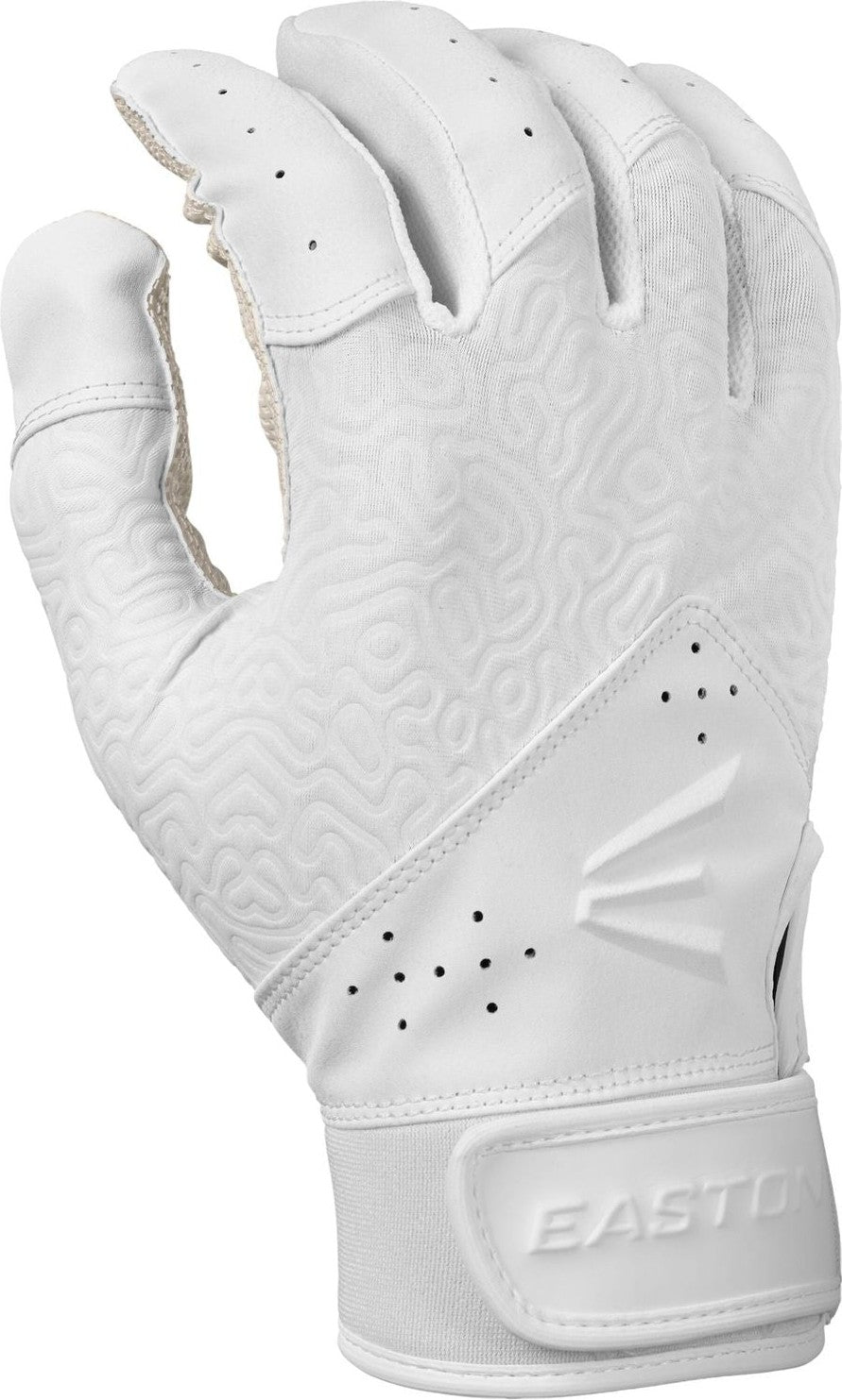 Easton Fundamental 2.0 Fastpitch Batting Gloves - White - HIT a Double - 1