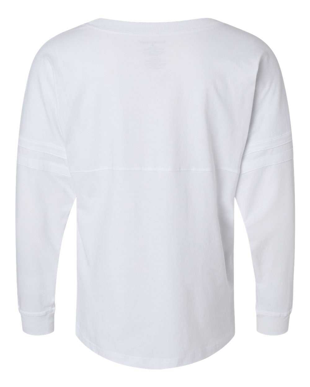 Boxercraft BW3514 Women&#39;s Pom Pom Long Sleeve Jersey T-Shirt - White - HIT a Double - 5