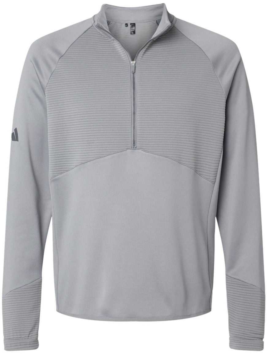Adidas A587 Quarter-Zip Pullover - Gray Three - HIT a Double - 1