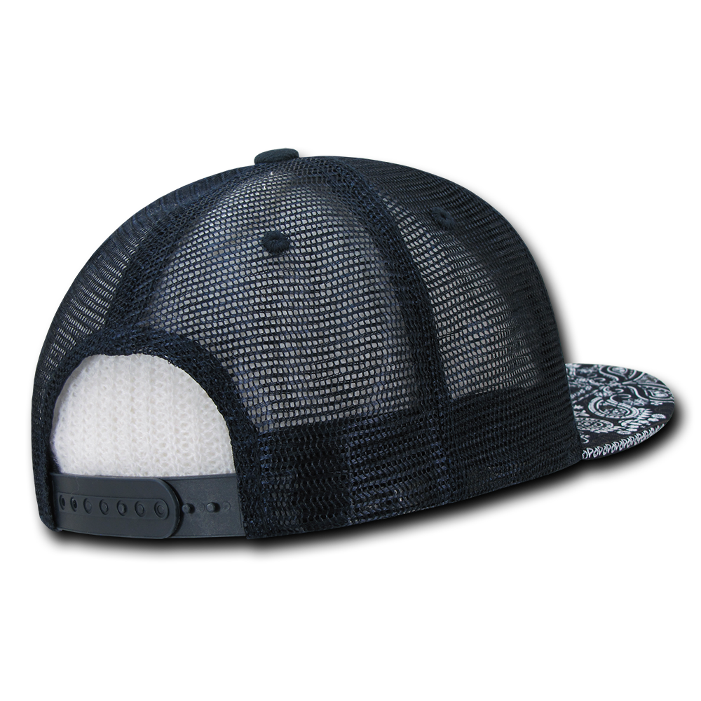 Decky 1083 Bandanna Trucker Cap - Navy