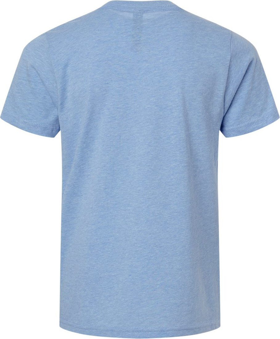 Next Level 3312 Youth CVC T-Shirt - Heather Columbia Blue