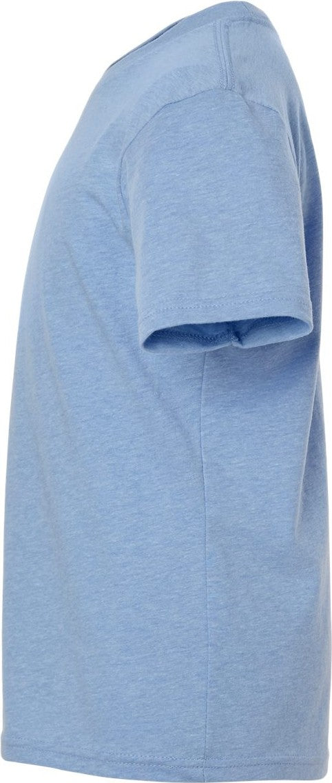 Next Level 3312 Youth CVC T-Shirt - Heather Columbia Blue