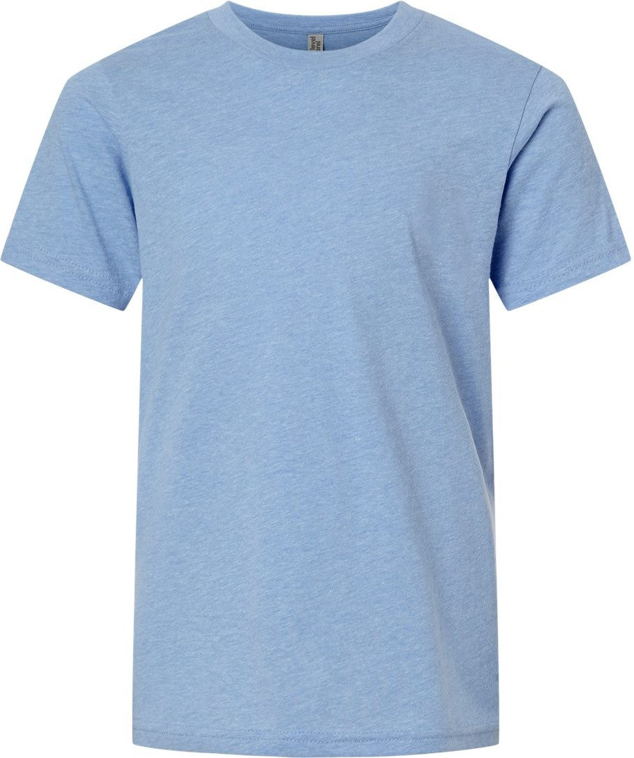 Next Level 3312 Youth CVC T-Shirt - Heather Columbia Blue