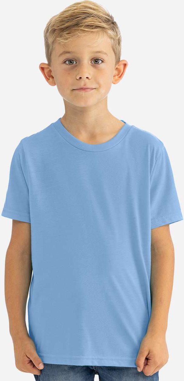 Next Level 3312 Youth CVC T-Shirt - Heather Columbia Blue