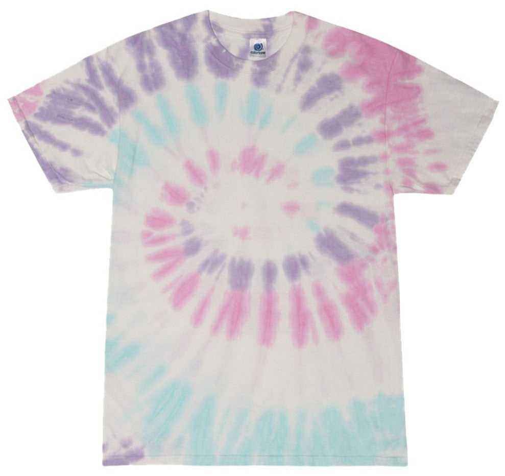 Colortone 1000Y Youth Multi-Color Tie-Dyed T-Shirt - Acadia - HIT a Double - 1