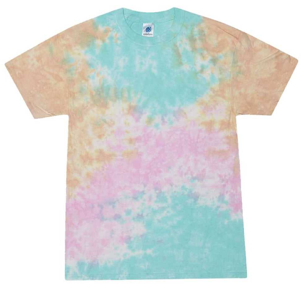 Colortone 1000Y Youth Multi-Color Tie-Dyed T-Shirt - Snow Cone - HIT a Double - 1