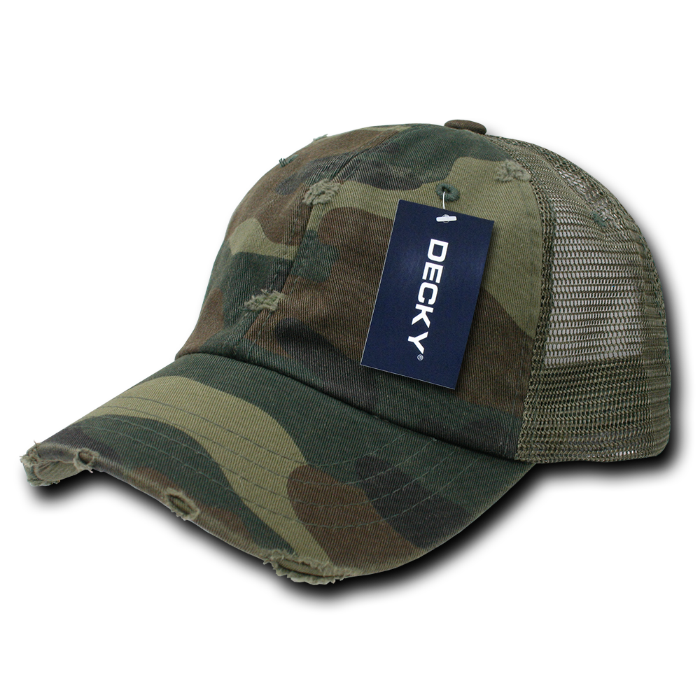 Decky 110 Vintage Mesh Cap - Woodland