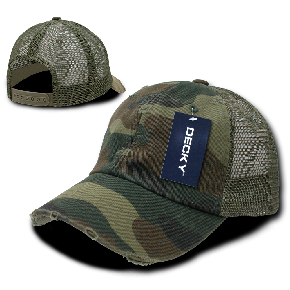 Decky 110 Vintage Mesh Cap - Woodland