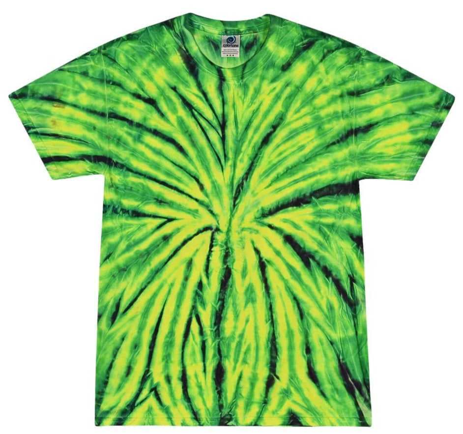 Colortone 1000Y Youth Multi-Color Tie-Dyed T-Shirt - Wild Spider - HIT a Double - 1