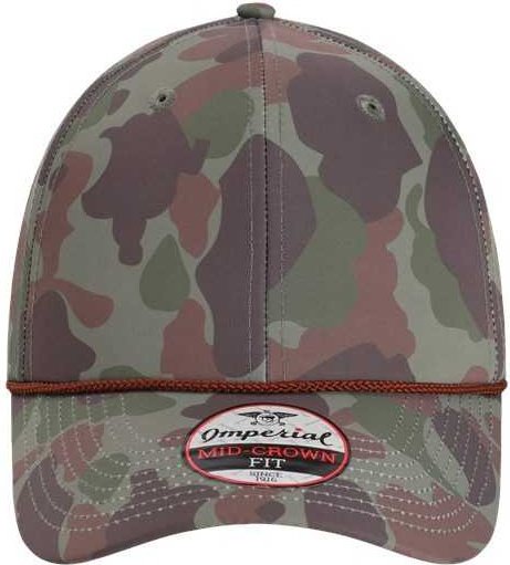 Imperial 5058 The Outtasite Cap - Frog Skin Camo Green - HIT a Double - 1