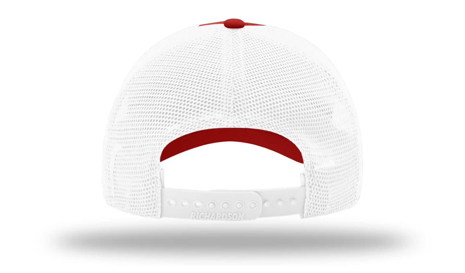 Red/White Garment Washed Trucker