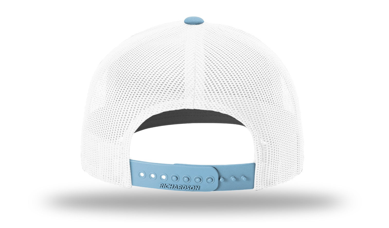 White/Columbia Blue Trucker