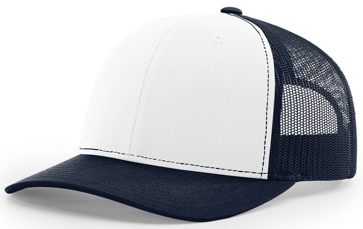 Richardson 112 Trucker Cap - White Navy