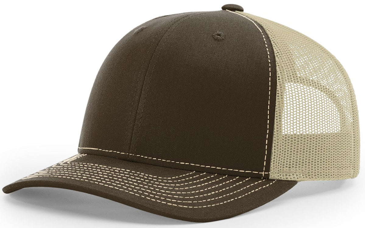 Richardson 112 Trucker Cap - Brown Khaki