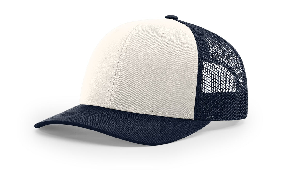 Richardson 112 Trucker Cap - Cream Navy